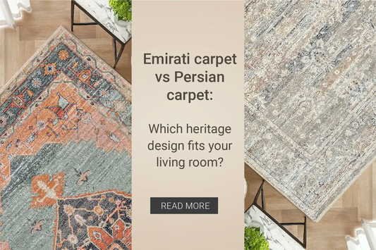 Emirati carpet vs Persian carpet: Which heritage design fits your living room?