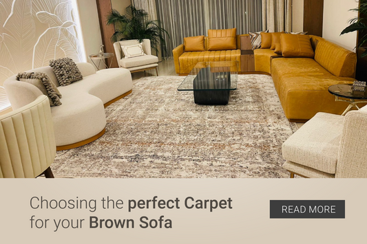 How to Choose the Perfect Rug Colour for a Brown Sofa