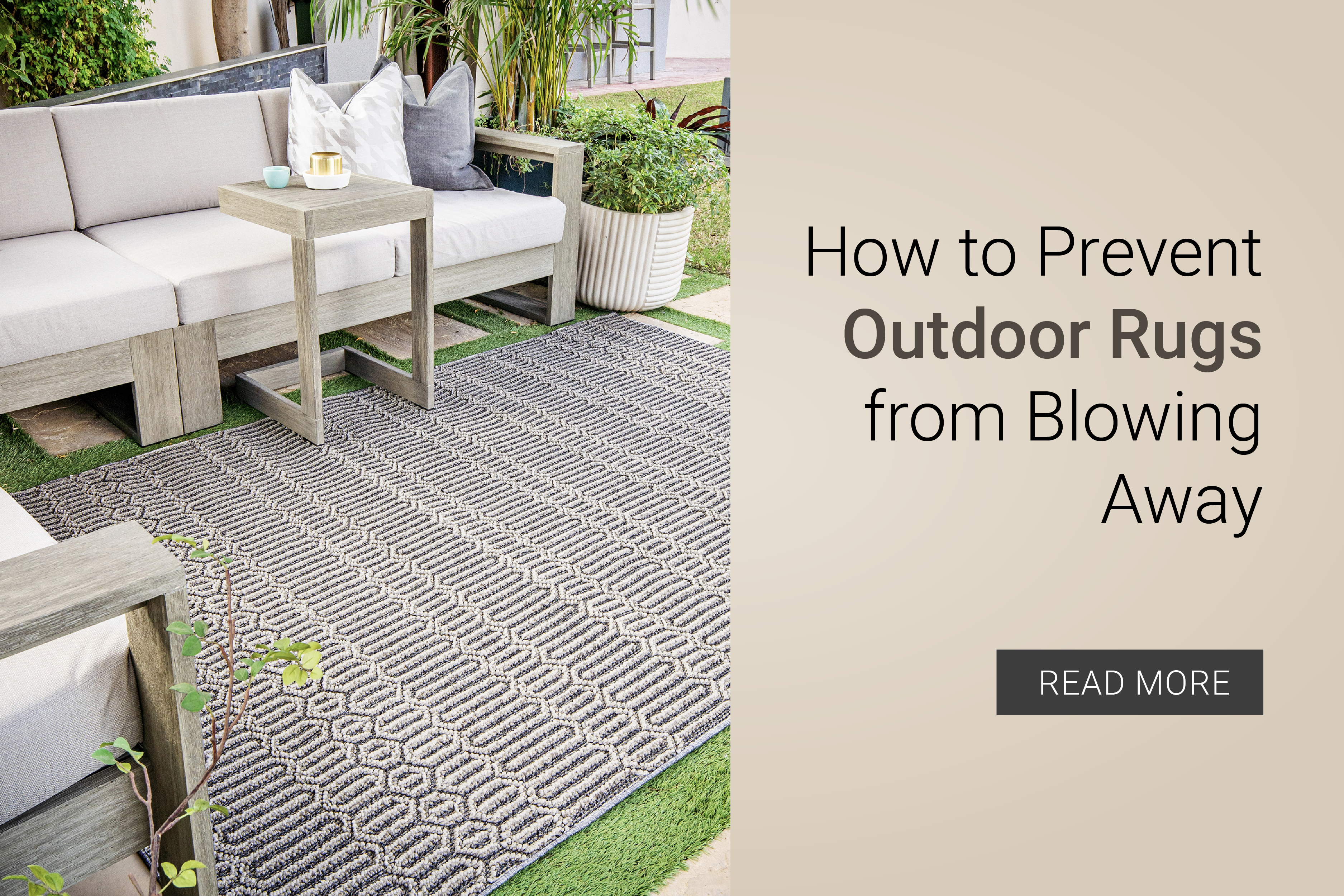 How to Prevent Outdoor Rugs from Blowing Away | Carpet Centre