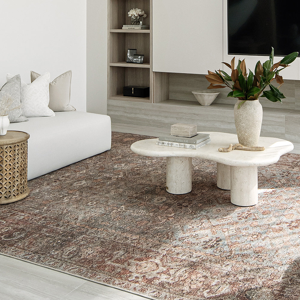 Buy Red Rug | Vince Sandy Faded Red Rug Online | Dubai – Carpet Centre ...