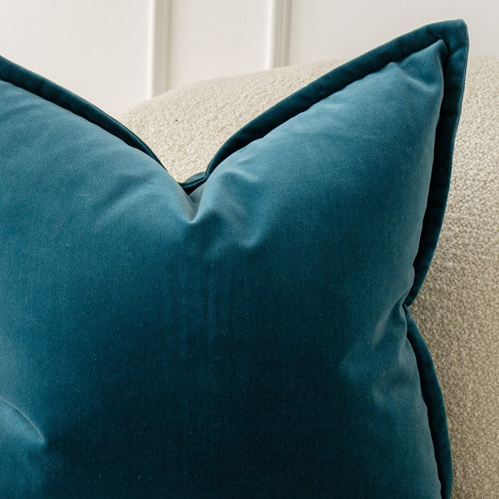 Nelson Bundle - Blue Velvet Cushion | Carpet Centre