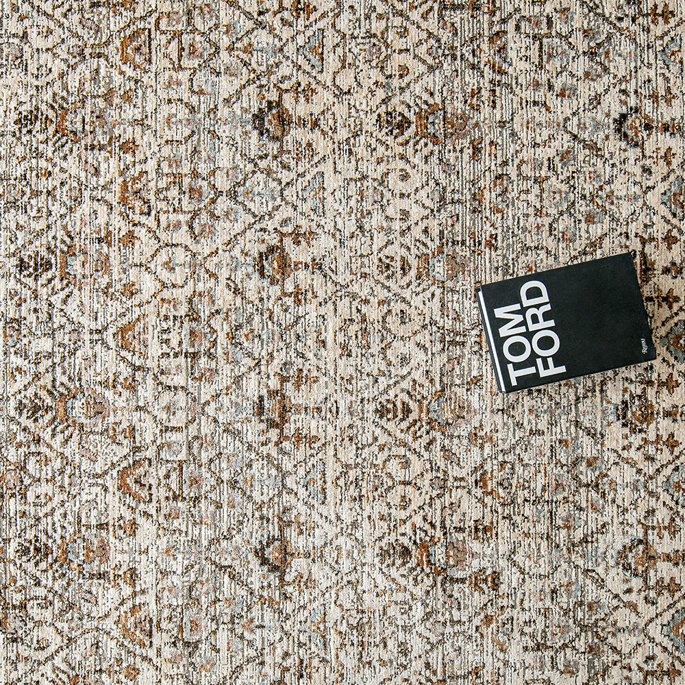 Adriana Goldberg - Faded Traditional Diamond Pattern Carpet | Carpet Centre