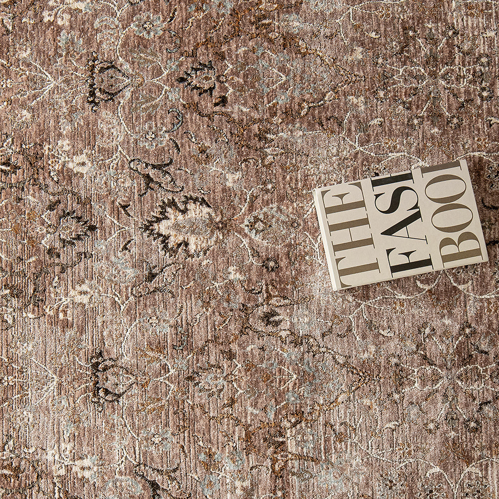 Albert Clay - Faded Traditional Pattern with Shiny Highlights | Carpet Centre