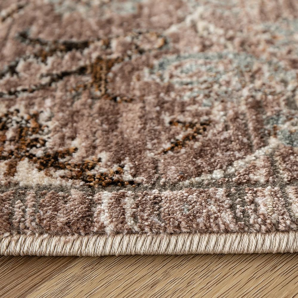 Albert Clay - Beige, Taupe & Grey Faded Traditional Carpet | Carpet Centre