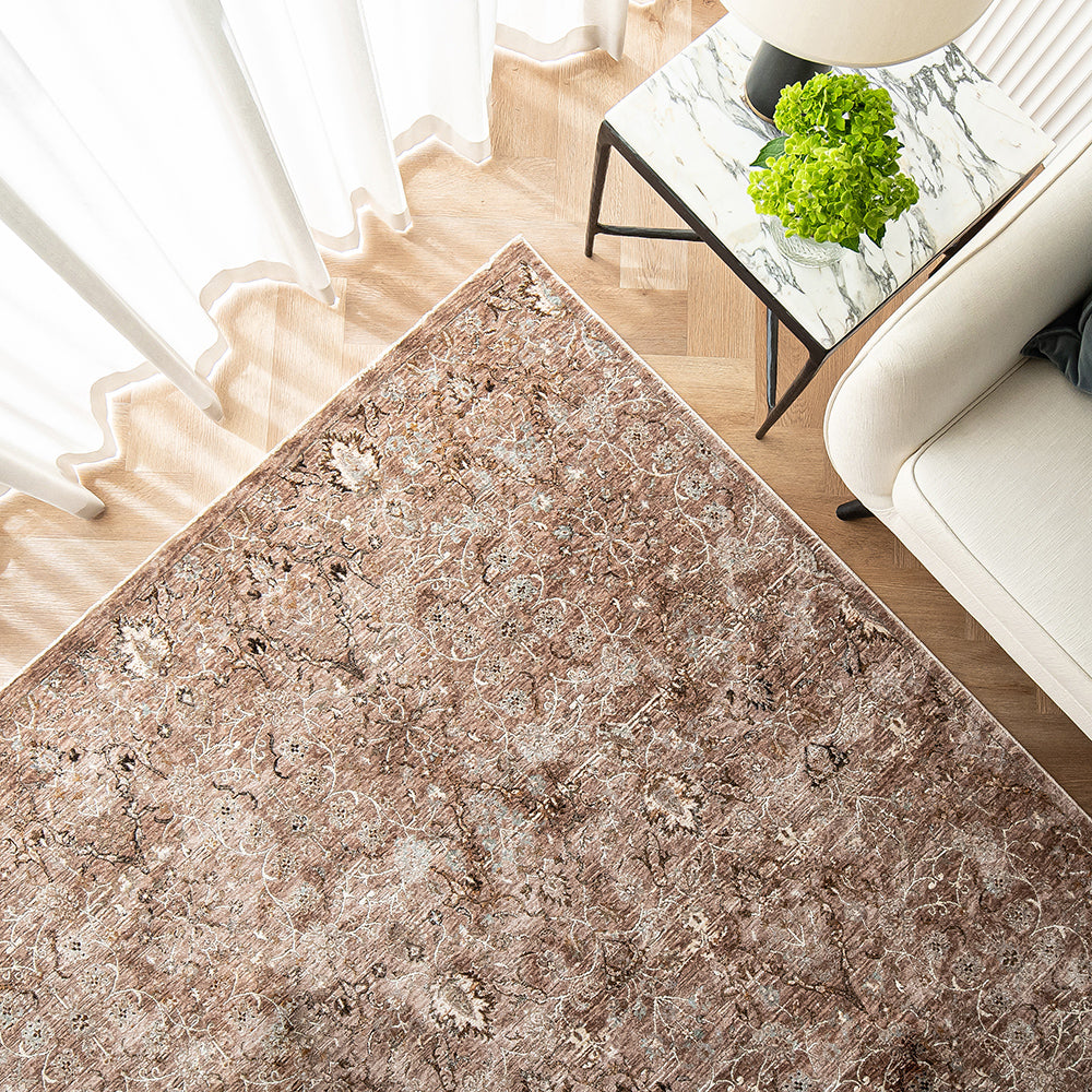 Albert Clay - Faded Traditional Carpet for Living Room | Carpet Centre