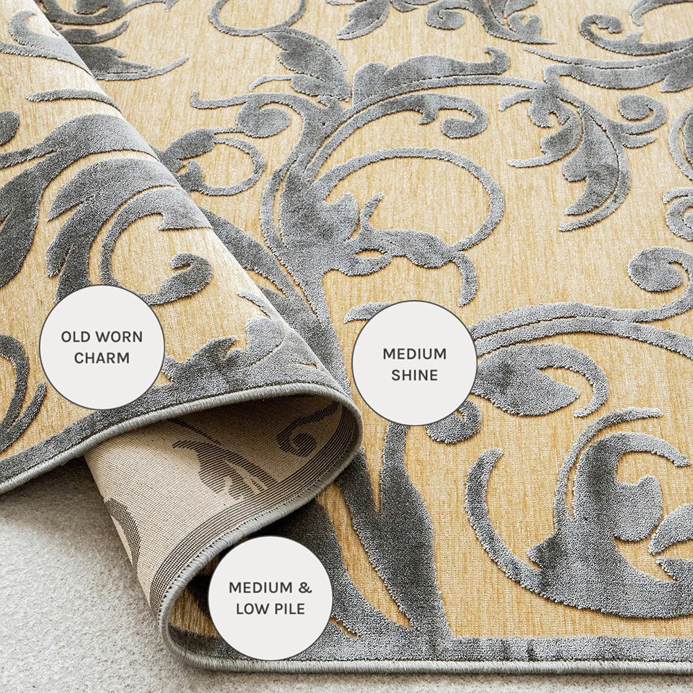 Argento Cream 3203 - Beige Ivory Carpet In 3D Pattern | Carpet Centre