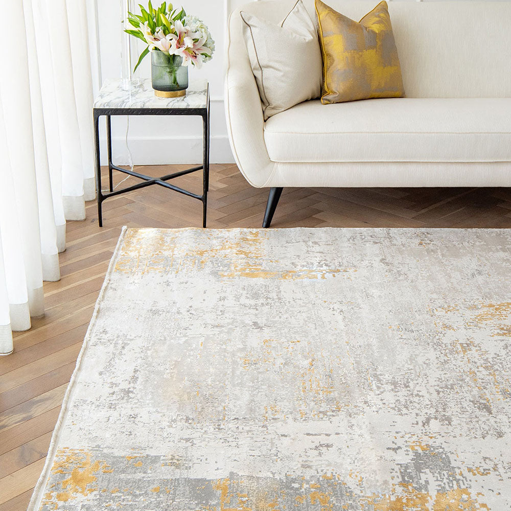 Ashton Goldberg - Faded Abstract Pattern Carpet | Carpet Centre