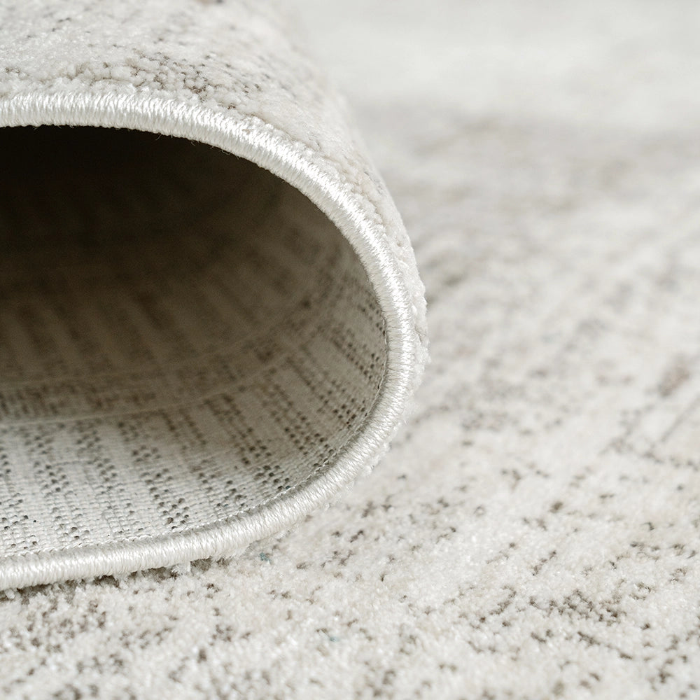 Ada Ivory Plaid Pattern Ivory Carpet | Carpet Centre