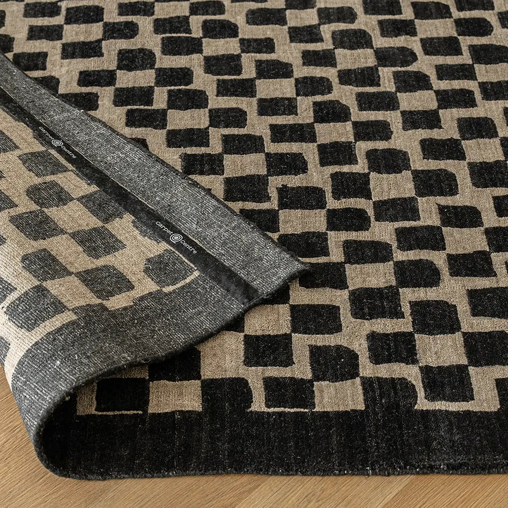 Chess Pattern Rug Chess Ebony - Buy Modern Carpet in Chess Pattern | Carpet Centre