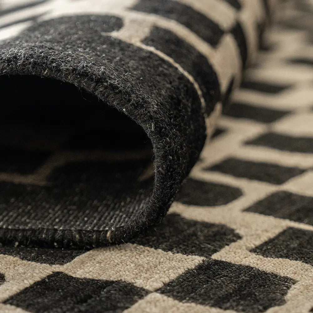 Chess Pattern Rug Chess Ebony - Buy Modern Carpet in Chess Pattern | Carpet Centre