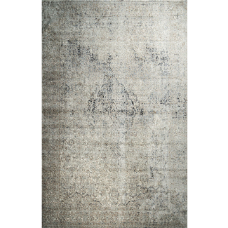 Ethan Dune - Distressed Grey Beige Abstract Carpet | Carpet Centre