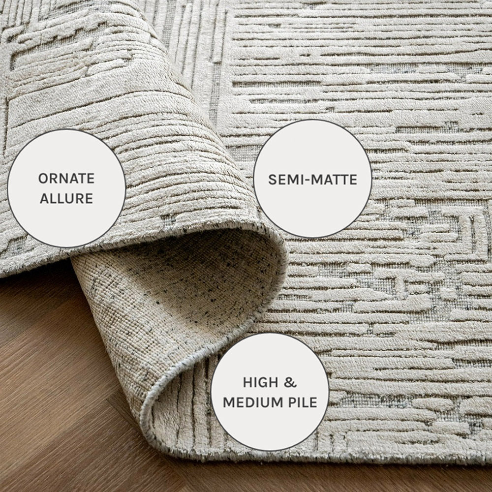 Buy EH Riley Stone Round Modern Beige Carpet – Carpet Centre
