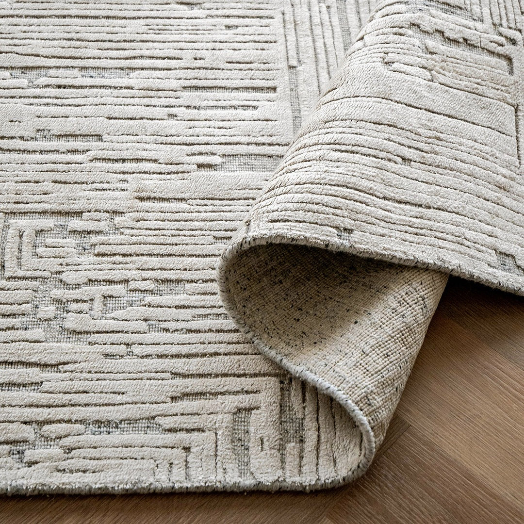 Buy EH Riley Stone Round Modern Beige Carpet – Carpet Centre