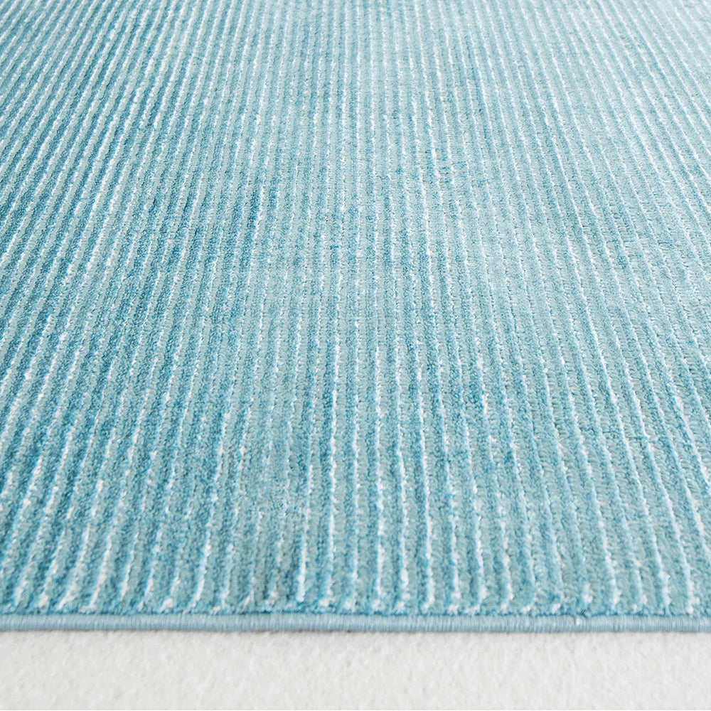 Buy Adele Turquoise Striped Carpet Online
