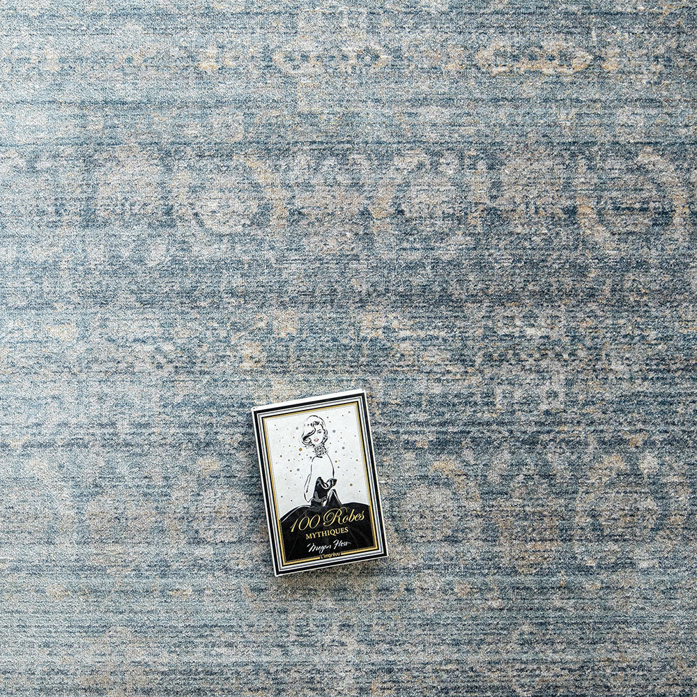 Buy Alexander Azure Distressed Blue Area Carpet Online