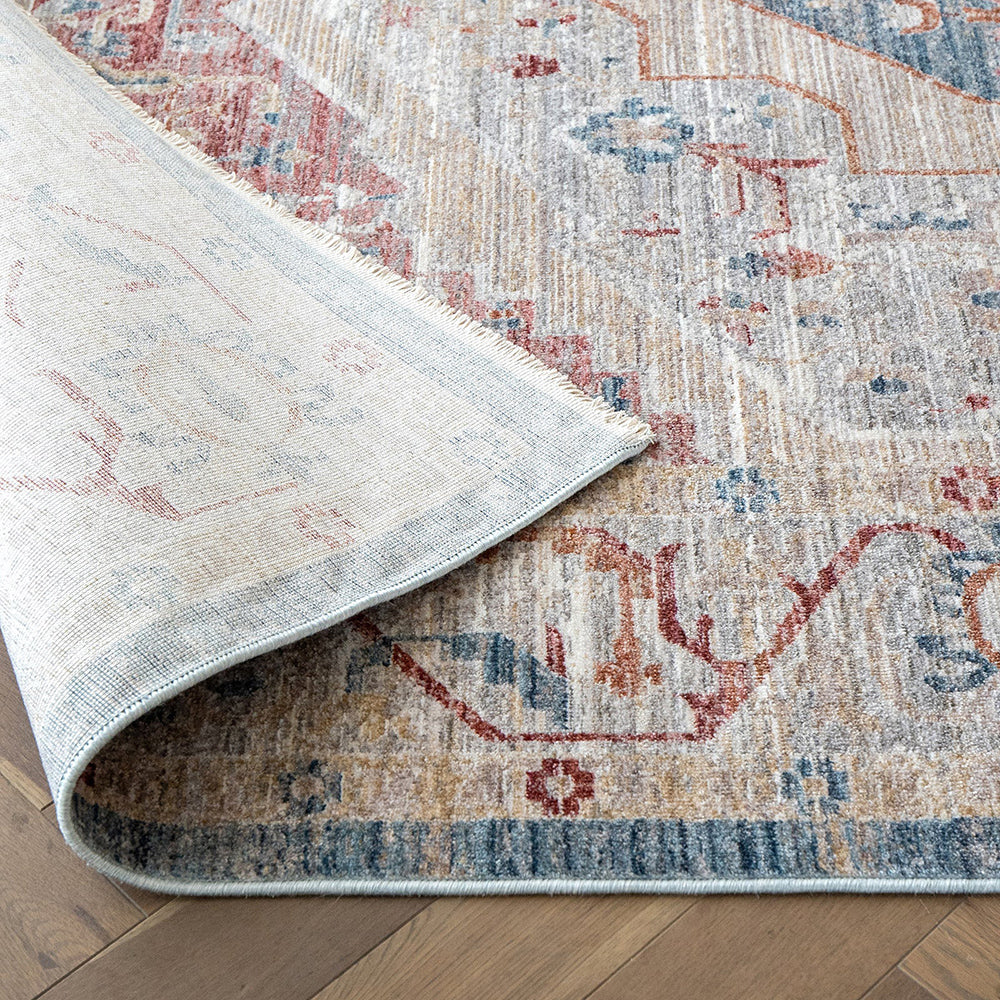Buy Alexander Rouge Distressed Turkish Carpet Online