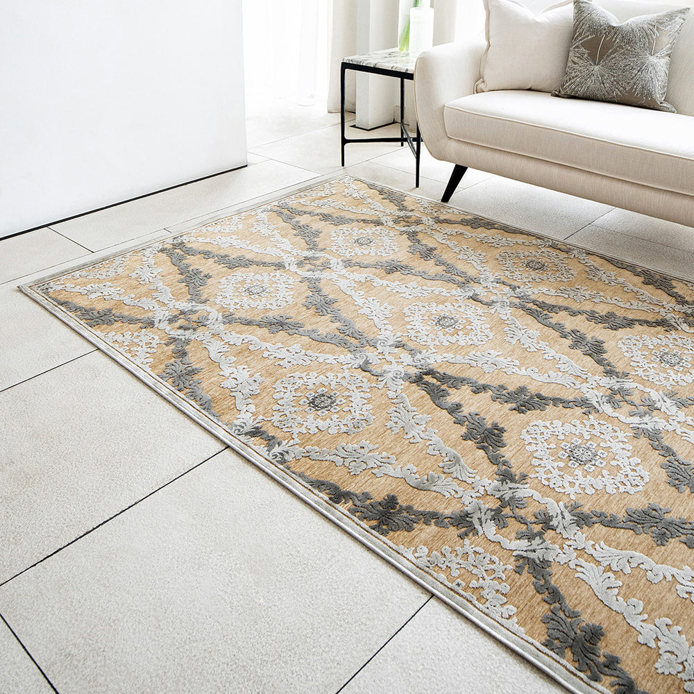 Buy Argento Ivory 3783F Beige And Ivory Carpet Online