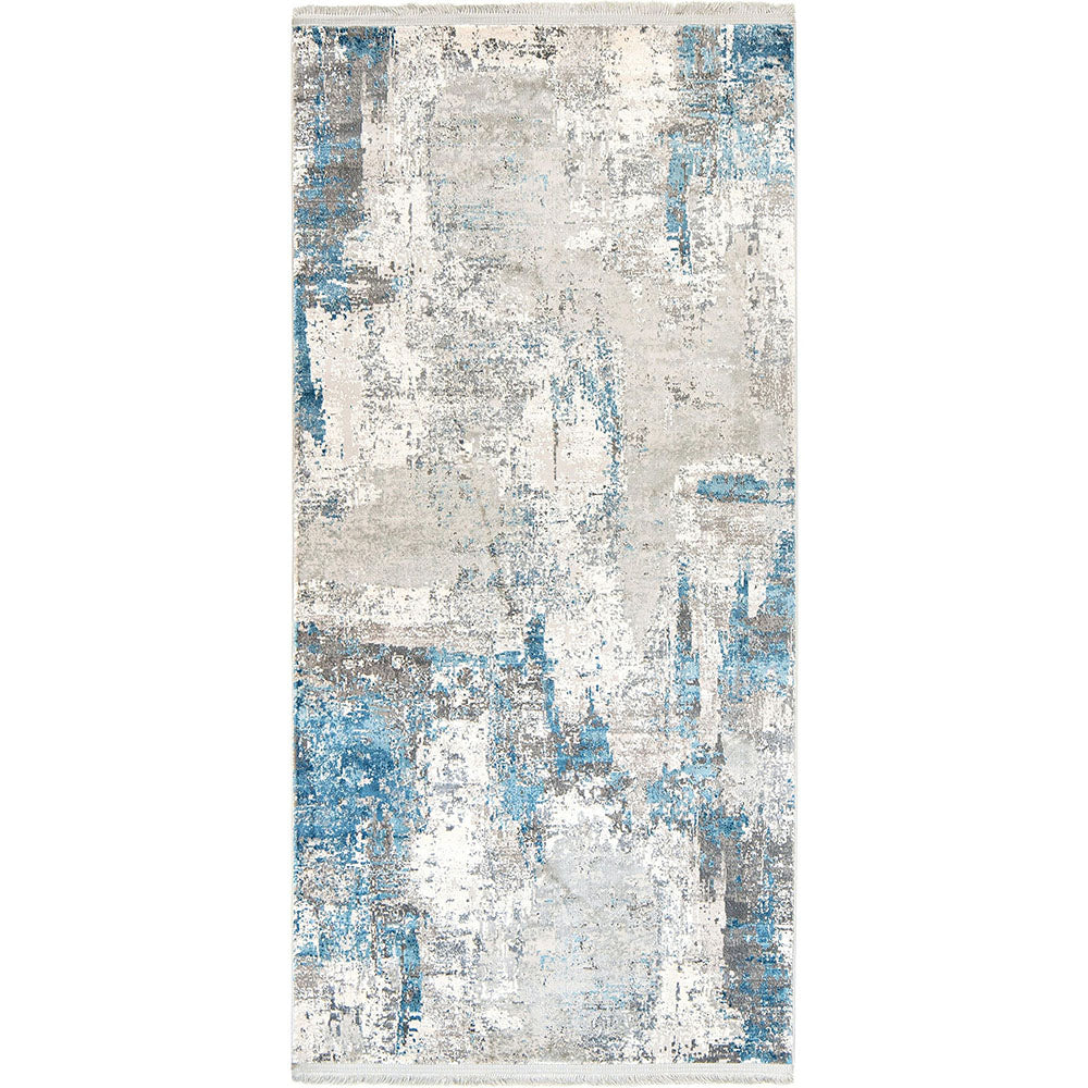 Athena Sky - Abstract Runner Carpet for Hallway | Carpet Centre