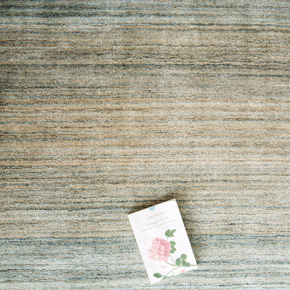 Ava Sandy - Turquoise & Beige Rug Carpet | Carpet Centre