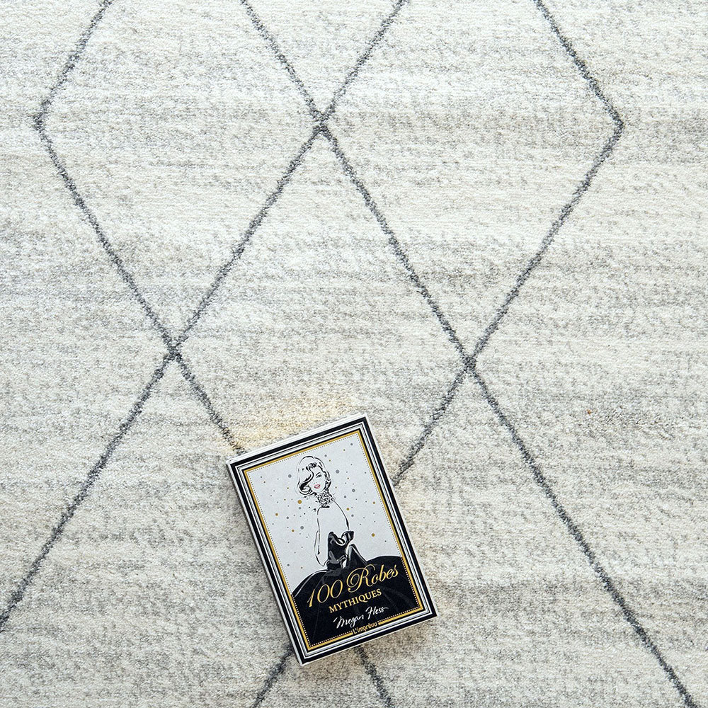 Conrad Bianca - Zigzag Pattern Grey White Carpet | Carpet Centre